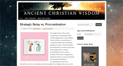 Desktop Screenshot of ancientchristianwisdom.com